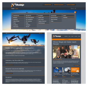 Responsive Webseite für GoJump in Gransee